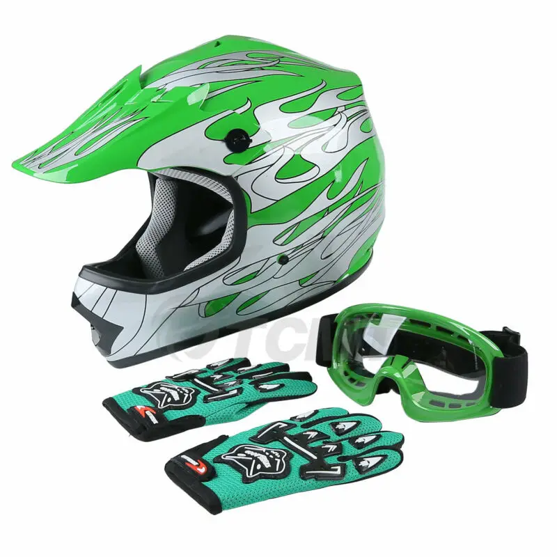 XINMATUO XF270213 Youth Kids ATV Motocross Dirt Bike MX Green